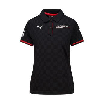 Porsche Motorsport dámske polo tričko official Teamline Replica black 2025