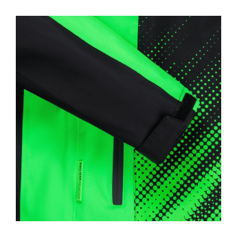 Stake Kick Sauber pánska bunda s kapucňou Rain official Teamline Replica F1 Team 2025