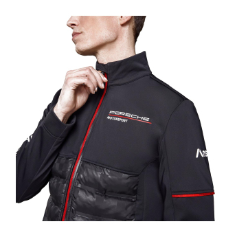 Porsche Motorsport pánska bunda Hybrid official Teamline Replica black 2025