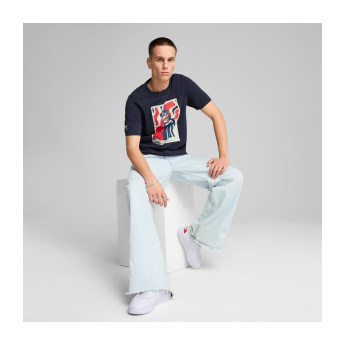 Formule 1 pánske tričko Silverstone GP blue 2025