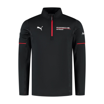 Porsche Motorsport pánska mikina 1/4 Zip Mid-layer black Team 2026