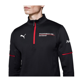 Porsche Motorsport pánska mikina 1/4 Zip Mid-layer black Team 2026