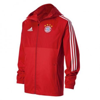 Bayern Mníchov pánska bunda s kapucňou RN red