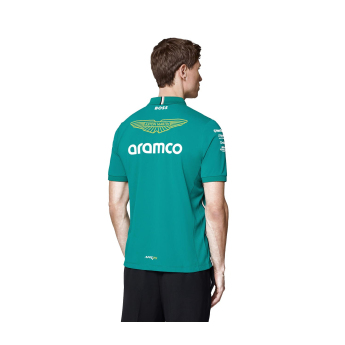 Aston Martin polokošeľa official Teamline Replica green F1 Team 2025