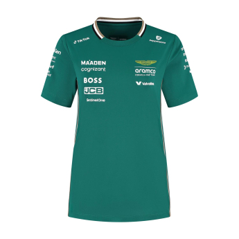 Aston Martin dámske tričko official Teamline Replica green F1 Team 2025