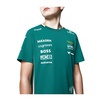 Aston Martin detské tričko Alonso official Teamline Replica F1 Team 2025
