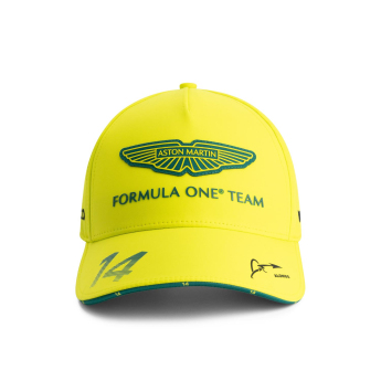 Aston Martin čiapka baseballová šiltovka Alonso official Teamline Replica yellow F1 Team 2025