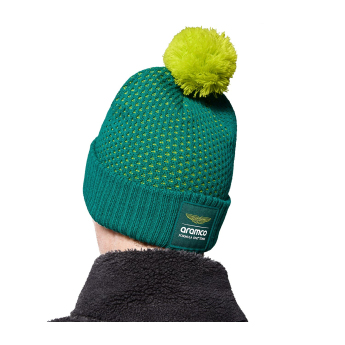 Aston Martin zimná čiapka official Teamline Replica green F1 Team 2025