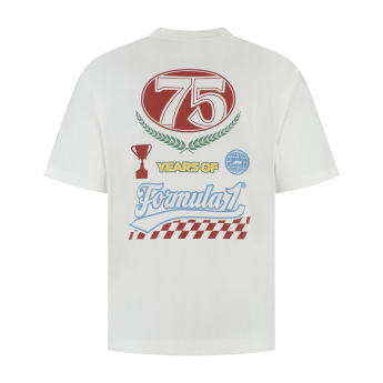 Formule 1 pánske tričko Legacy Graphic white F1 Team 2025
