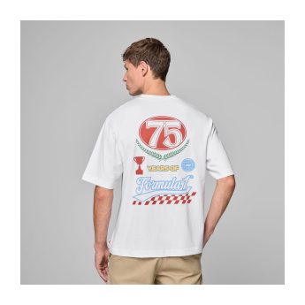Formule 1 pánske tričko Legacy Graphic white F1 Team 2025