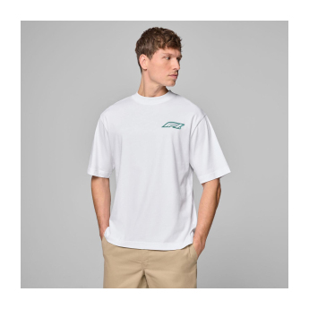 Formule 1 pánske tričko Legacy Graphic white F1 Team 2025