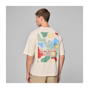 Formule 1 pánske tričko Camo Graphic beige F1 Team 2025