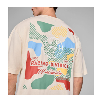 Formule 1 pánske tričko Camo Graphic beige F1 Team 2025