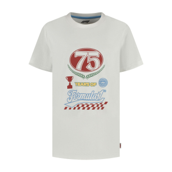 Formule 1 detské tričko Legacy Graphic white F1 Team 2025