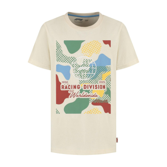 Formule 1 detské tričko Camo Graphic beige F1 Team 2025