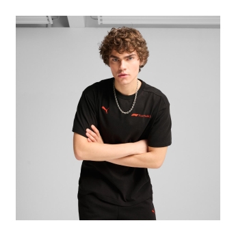 Formule 1 pánske tričko Essential Relaxed Logo black F1 Team 2025
