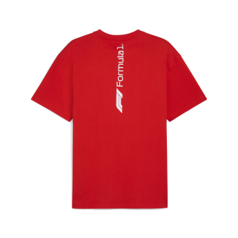 Formule 1 pánske tričko Essential Relaxed Logo red F1 Team 2025