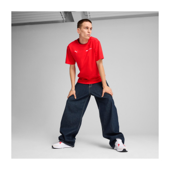Formule 1 pánske tričko Essential Relaxed Logo red F1 Team 2025