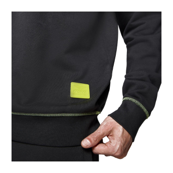 Aston Martin pánska mikina s kapucňou Hoody black F1 Team 2025