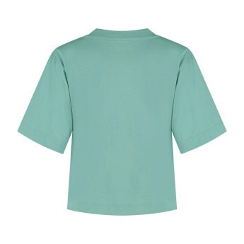 Aston Martin dámske tričko Crop Top green F1 team 2025