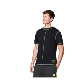 Aston Martin pánske tričko Data Graphic black F1 Team 2025