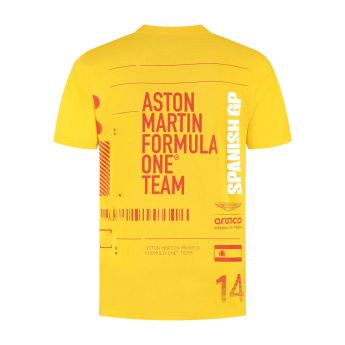 Aston Martin pánske tričko Spain GP F1 Team 2025