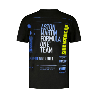 Aston Martin pánske tričko Singapore GP F1 Team 2025