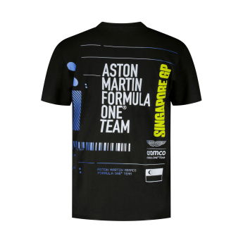 Aston Martin pánske tričko Singapore GP F1 Team 2025