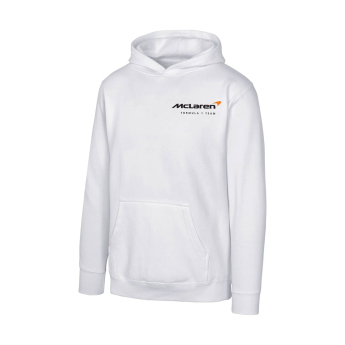 Mclaren Honda pánska mikina s kapucňou Retro white F1 Team 2025