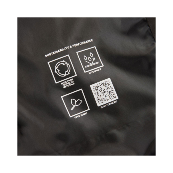 Toyota Gazoo Racing pánska bunda s kapucňou Rain WRC official black 2025