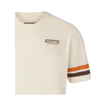 Mclaren Honda pánske tričko Austin GP beige F1 Team 2025
