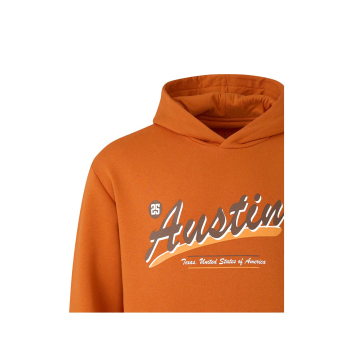 Mclaren Honda pánska mikina s kapucňou Austin GP orange F1 Team 2025