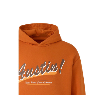 Mclaren Honda pánska mikina s kapucňou Austin GP orange F1 Team 2025