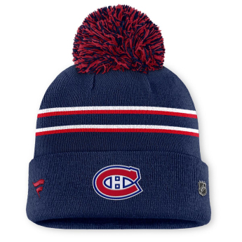 Montreal Canadiens dámska zimná čiapka Authentic Pro W/Cap Cuffed Pom Beanie