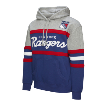 New York Rangers pánska mikina s kapucňou Head Coach Hoodie Current Logo