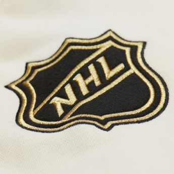 Anaheim Ducks pánska mikina s kapucňou Courtside Fleece Button Front Current Logo