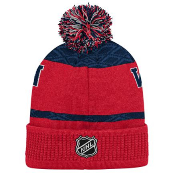 Washington Capitals detská zimná čiapka Puck Pattern Cuffed Pom