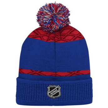 New York Rangers detská zimná čiapka Puck Pattern Cuffed Pom