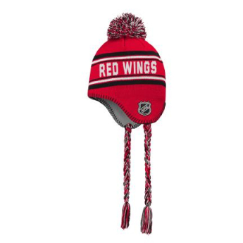 Detroit Red Wings detská zimná čiapka Jacquard Tassel Knit With Pom