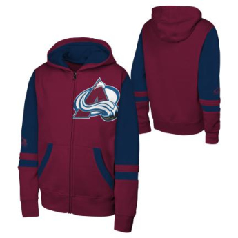 Colorado Avalanche detská mikina s kapucňou Face Off Fz Flc Hd