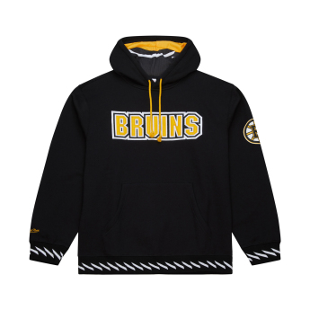 Boston Bruins pánska mikina s kapucňou Playmaker Fleece Hoodie Vintage Logo