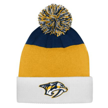 Nashville Predators detská zimná čiapka Essentials Cuffed Knit W Pom