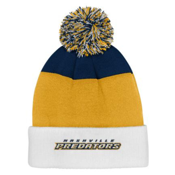 Nashville Predators detská zimná čiapka Essentials Cuffed Knit W Pom