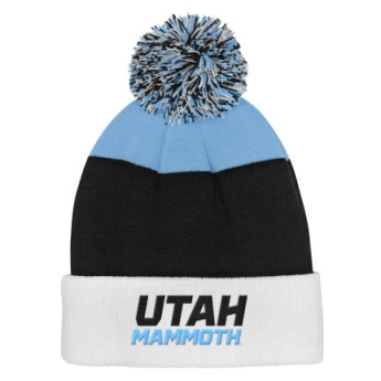 Utah Hockey Club detská zimná čiapka Essentials Cuffed Knit W Pom