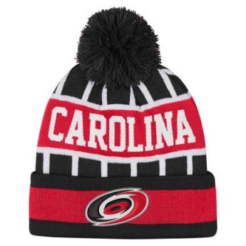 Carolina Hurricanes detská zimná čiapka Go Fast Cuffed Knit W Pom