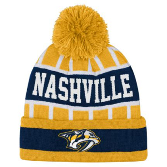 Nashville Predators detská zimná čiapka Go Fast Cuffed Knit W Pom