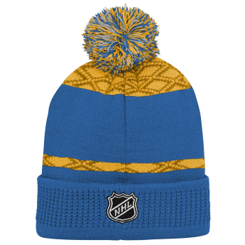 St. Louis Blues detská zimná čiapka Puck Pattern Cuffed Pom
