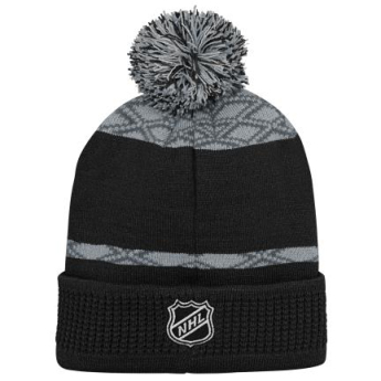 Los Angeles Kings detská zimná čiapka Puck Pattern Cuffed Pom