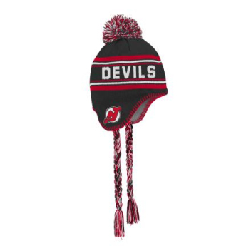 New Jersey Devils detská zimná čiapka Jacquard Tassel Knit With Pom