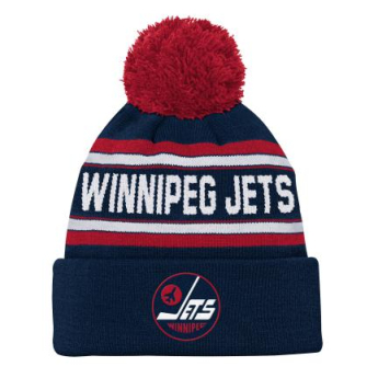Winnipeg Jets detská zimná čiapka 3Rd Jersey Jacquard Cuff Pom